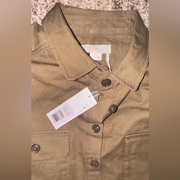 OUTERKNOWN S.E.A. SUIT SHORTALL ROMPER - OLIVE BRANCH NWT SMALL BOHO FESTIVAL - Picture 4 of 7